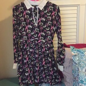 Floral forever 21 school girl dress
